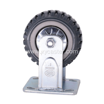 Grey PVC Castors Wheel for Industrial Trolley